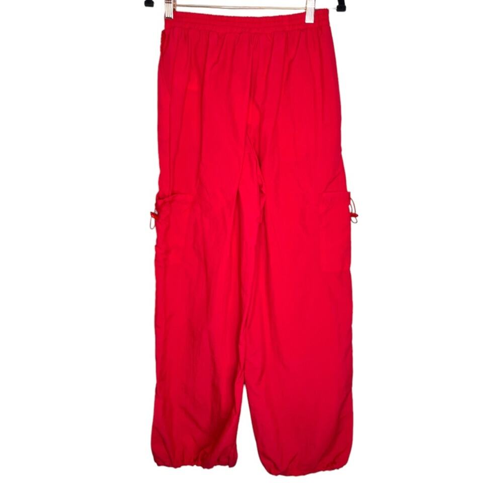 Urban Outfitters Urban Renewal Red Nylon Jogger Pants Size M - Picture 3 of 8